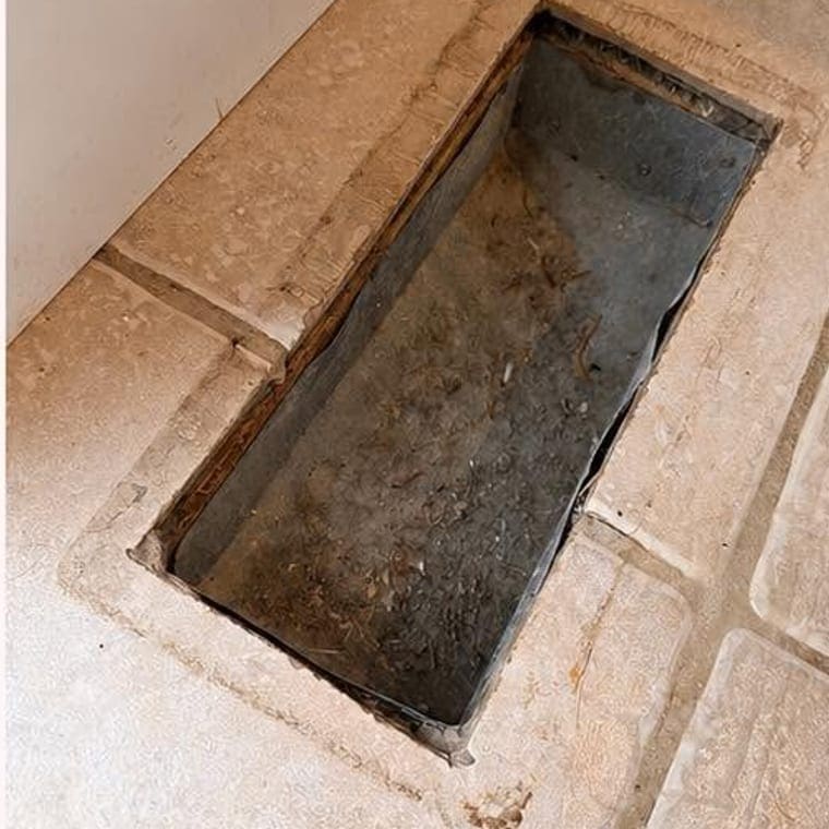 Floor Vents, before cleaning